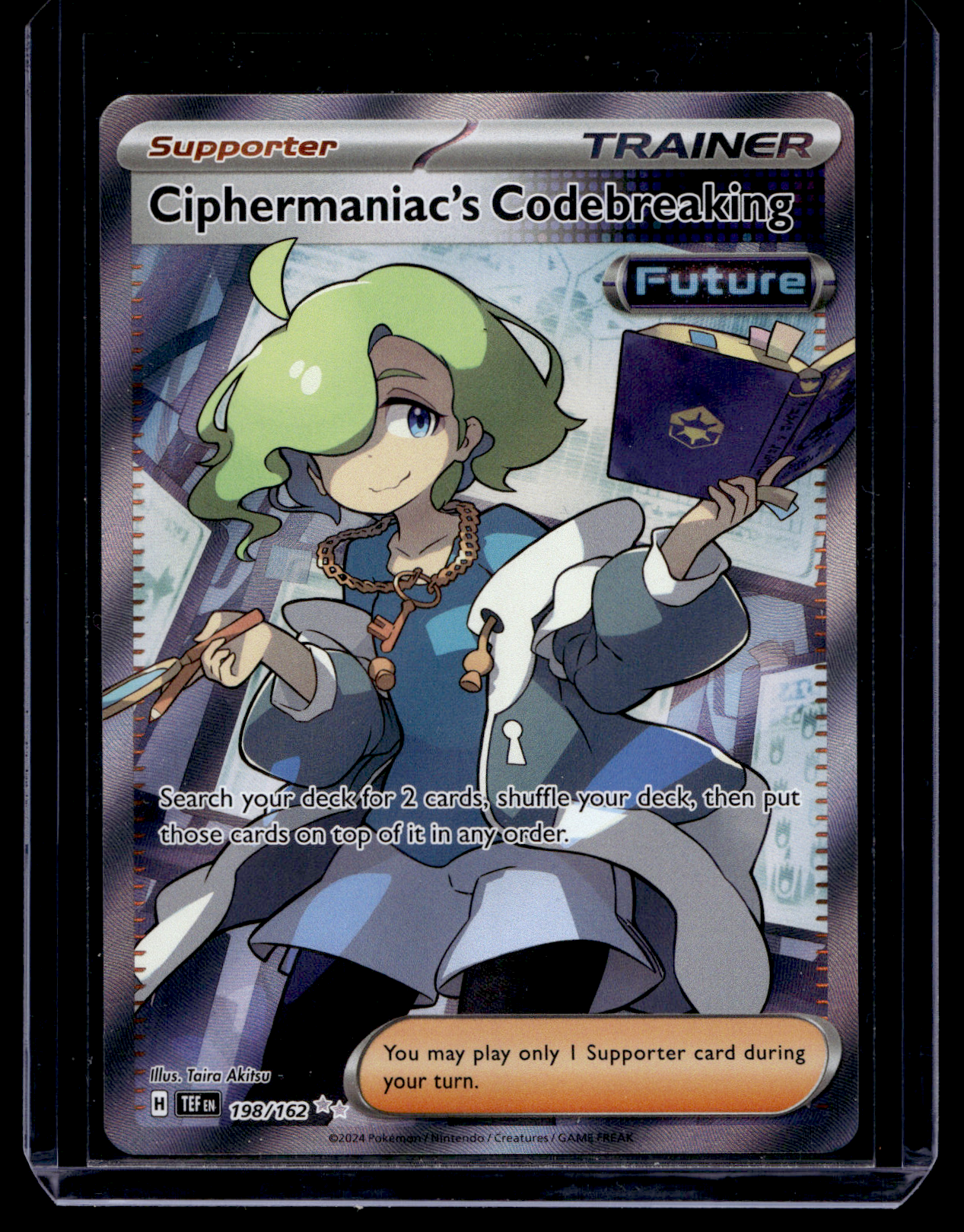 2024 Pokemon - Sword & Shield - Temporal Forces - Ultra Rare - Cipherm Mikander Sports Cards 2024 Pokemon - Sword & Shield - Temporal Forces - Ultra Rare - Cipherm Mikander Sports Cards
