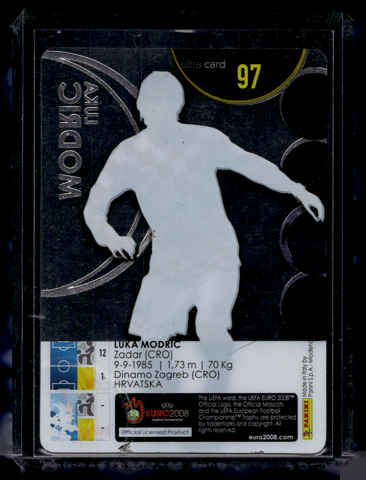 2008 Panini UEFA Euro 2008 - Ultra Card - Luka Modric #97 PRC