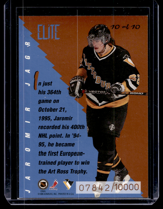 1995-96 Donruss - Elite Series - Jaromir Jagr #10 /10000