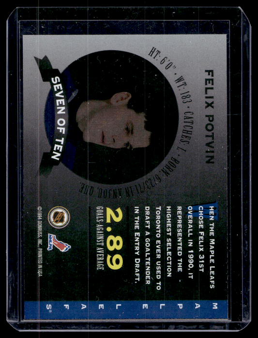 1994-95 Donruss - Masked Marvels - Felix Potvin #7