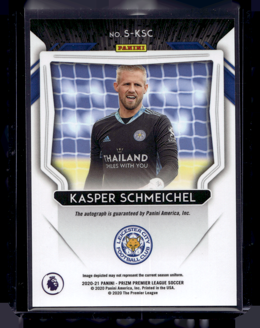 2020-21 Panini Prizm Premier League - Signatures - Kasper Schmeichel #S-KSC