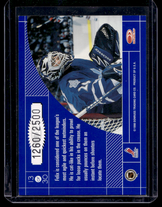 1997-98 Donruss Elite - Craftsmen - Felix Potvin #13 /2500