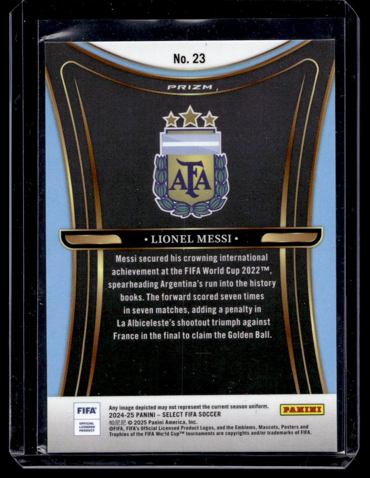 2024-25 Panini Select FIFA - Unstoppable - Lionel Messi #23