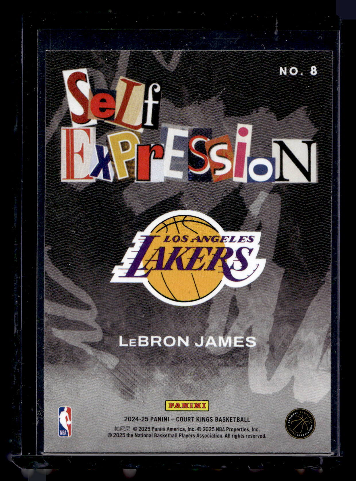 2024-25 Panini Court Kings - Self Expression - LeBron James #8