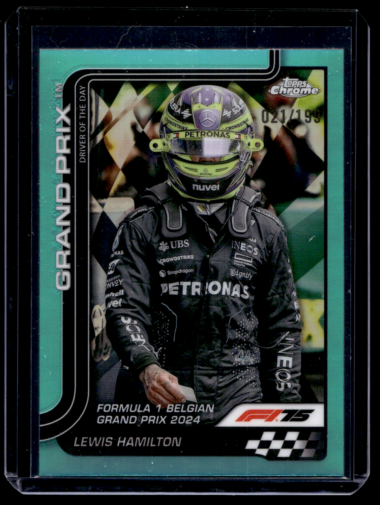 2025 Topps Chrome Formula 1 - Aqua Refractor - Grand Prix Driver