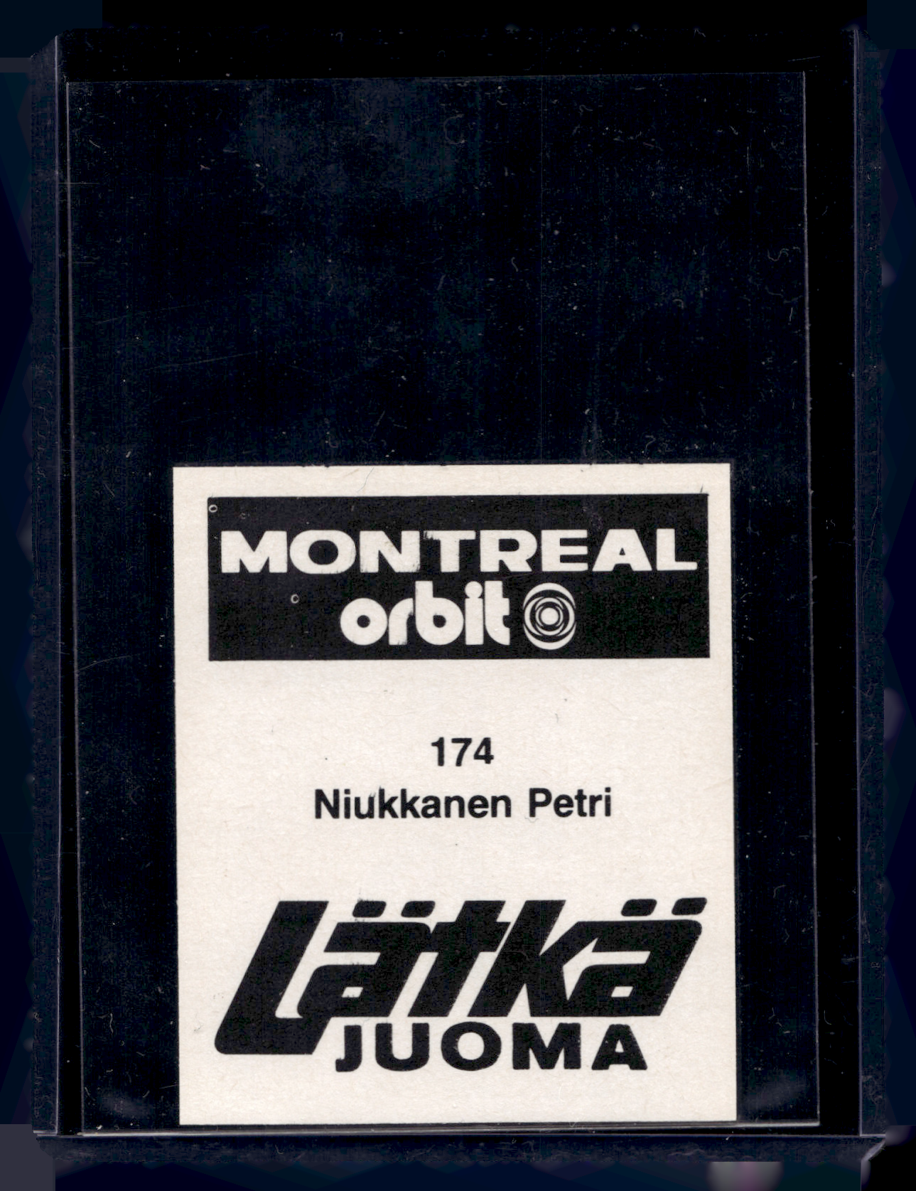 1980 Mallasjuoma Lätkäjuoma - Petri Niukkanen #174