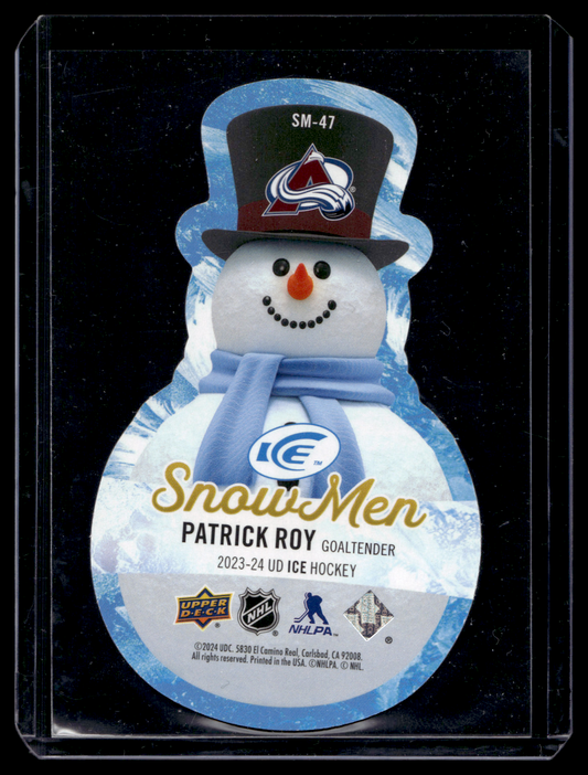 2023-24 Upper Deck Ice - Snow Men - Legends - Patrick Roy #SM-47