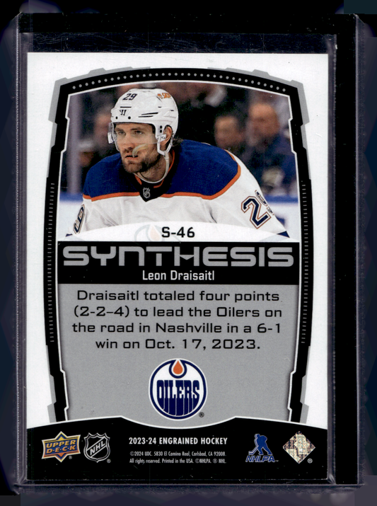 2023-24 Upper Deck Engrained - Synthesis - Leon Draisaitl #S-46