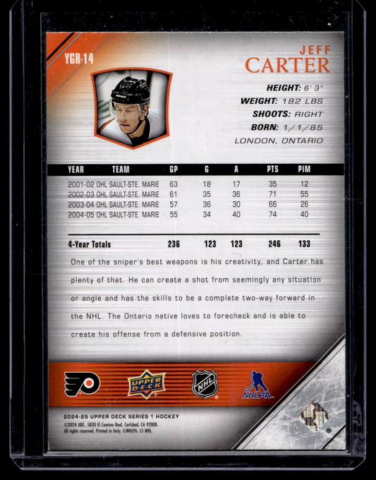 2024-25 Upper Deck Series 1 - Young Guns Renewed - Jeff Carter #YGR-14