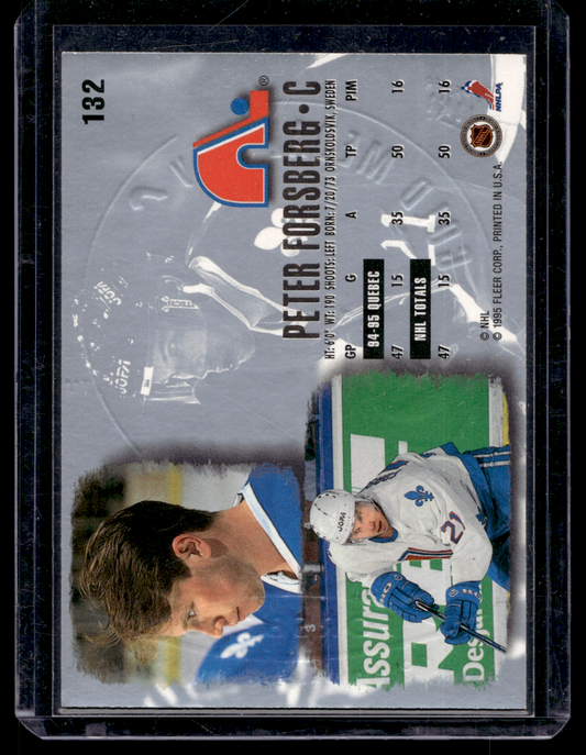 1995-96 Fleer Ultra - Gold Medallion Edition - Peter Forsberg #132