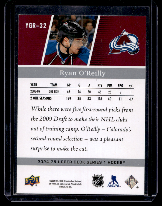 2024-25 Upper Deck Series 1 - Young Guns Renewed - Ryan O'Reilly #YGR-32
