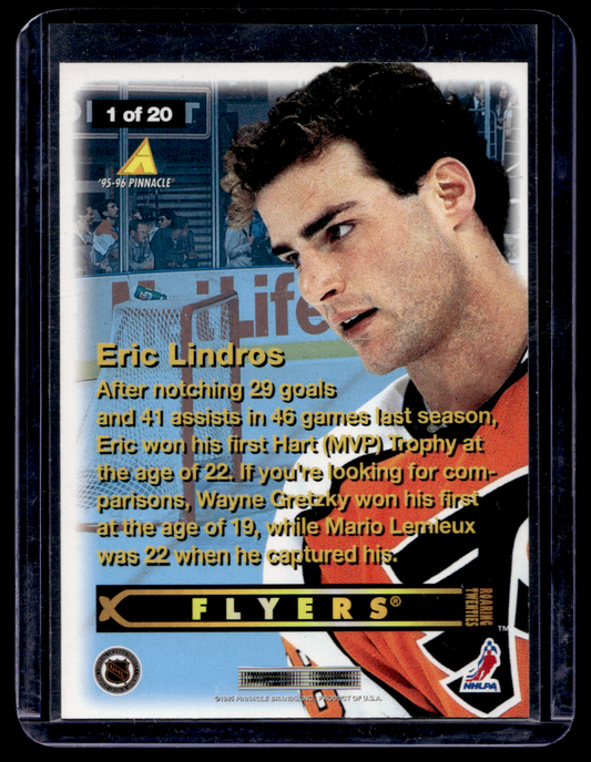 1995-96 Pinnacle - Roaring Twenties - Eric Lindros #1
