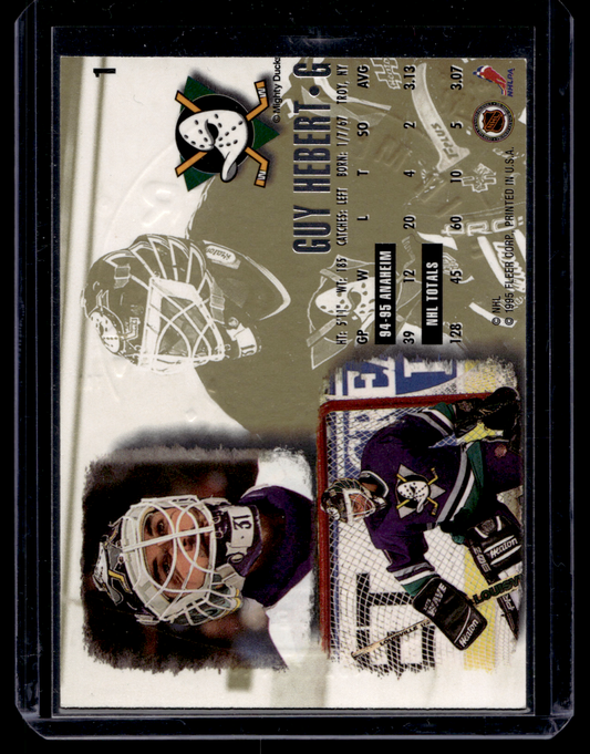 1995-96 Fleer Ultra - Gold Medallion Edition - Guy Hebert #1