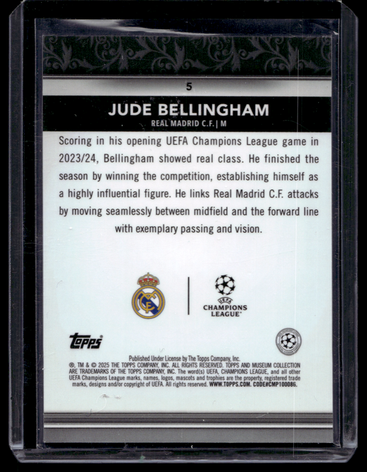 2024-25 Topps Museum Collection UEFA Club Competitions - Jude Bellingham #5