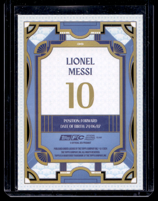 2024-25 Topps Argentina Team Set - Argentine Tango - Lionel Messi #36