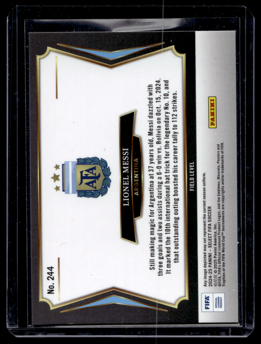 2024-25 Panini Select FIFA - Field Level - Lionel Messi #244