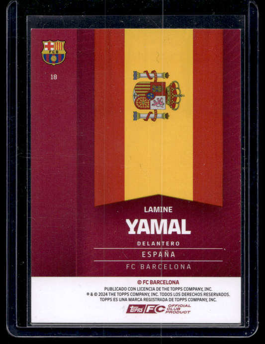 2024-25 Topps FC Barcelona Fan Set - Lamine Yamal #18