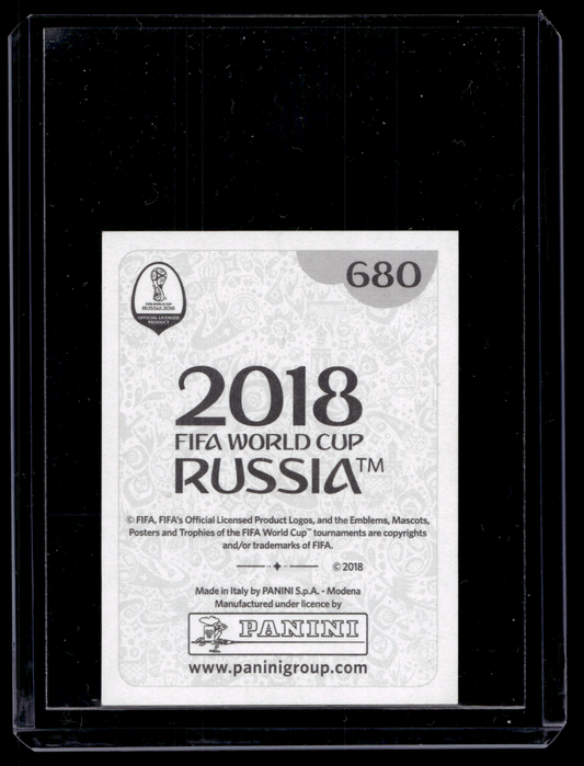 2018 Panini World Cup Russia Album Stickers - Gold Edition - Legends - Pele #680