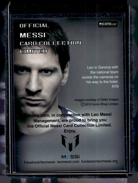 2013 Icons Official Messi Card Collection Limited - Lionel Messi #R79