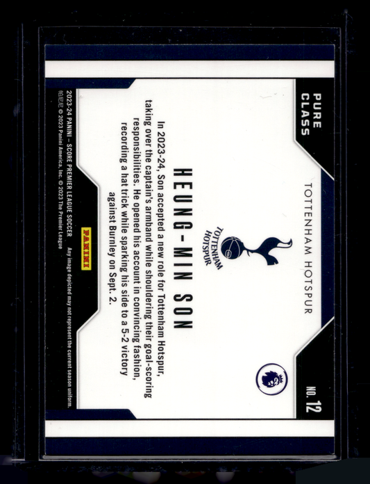 2023-24 Panini Score FIFA - Pure Class - Gold Swirl - Heung-Min Son #12 /10