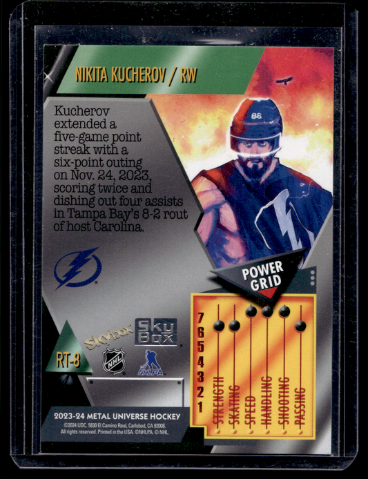 2023-24 Skybox Metal Universe - 2013 Retro - Nikita Kucherov #RT-8