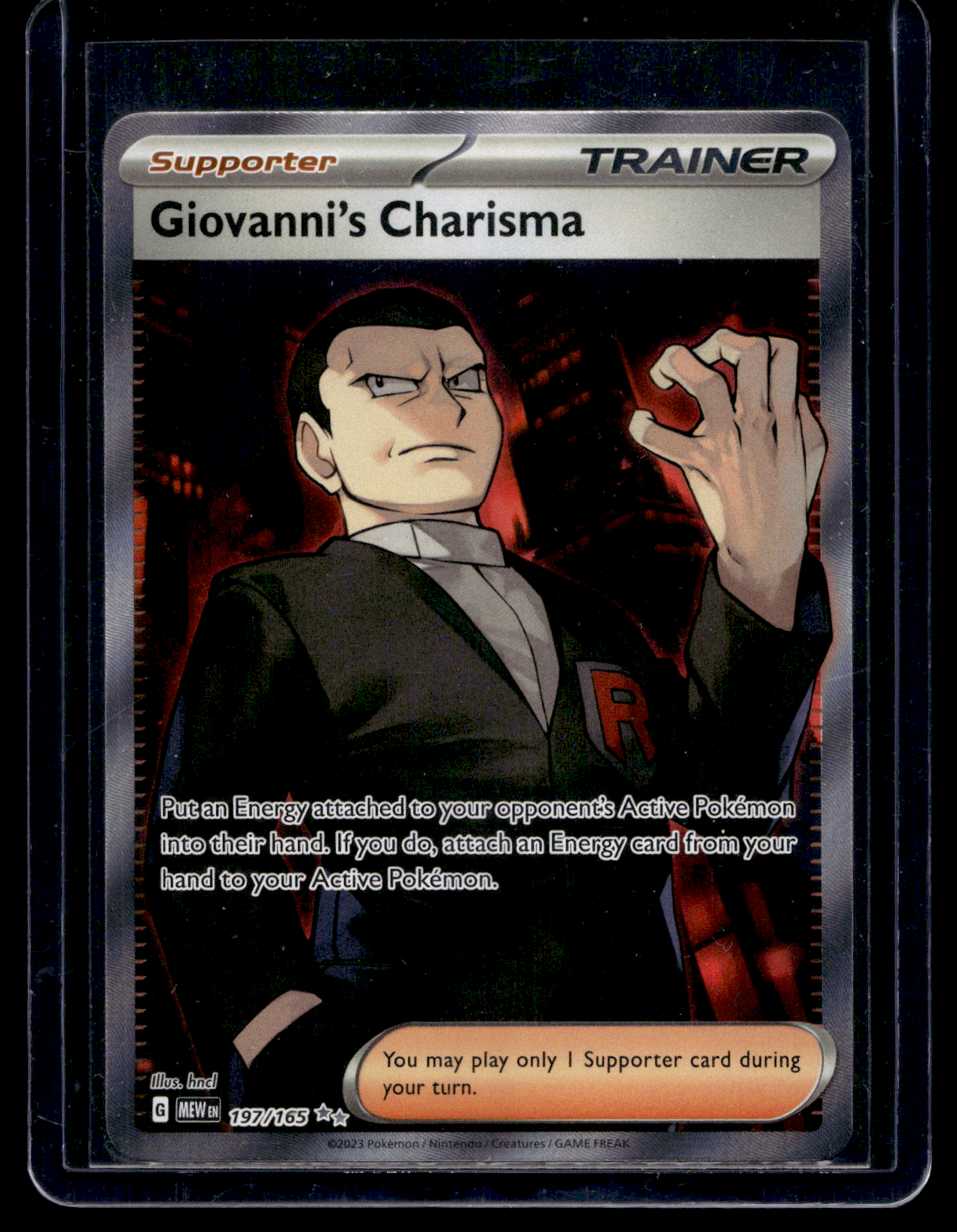 pokemon card giovanni's charisma 2023 - Scarlet & Violet - 151 - Ultra Rare Preference:Single - Ripped Live Dudunsparce Whimsicott EX 005/086 White