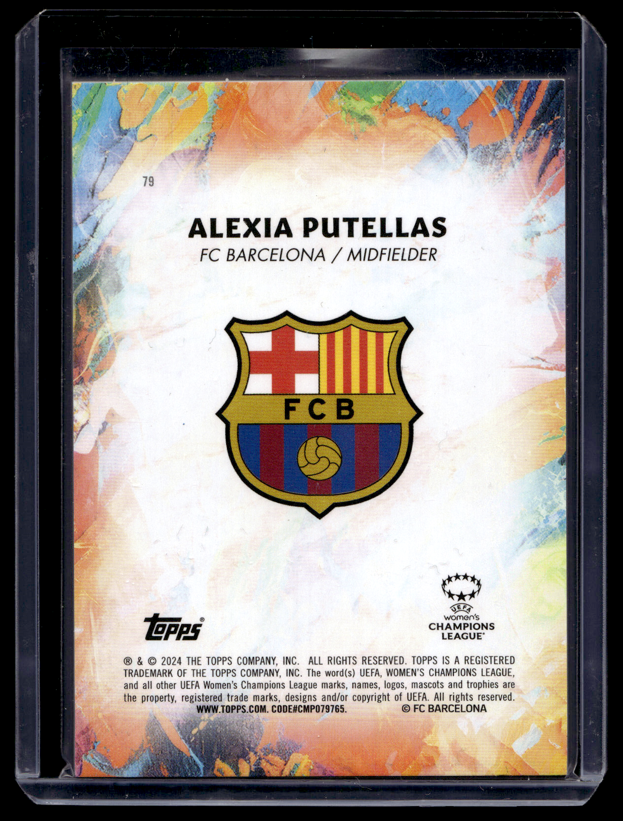 2023-24 Topps Inception UEFA Club Competitions - Green - Star Quality - Alexia Putellas #79 /99