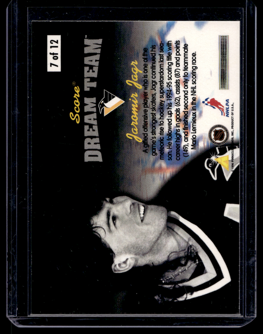 1996-97 Score - Dream Team - Jaromir Jagr #7