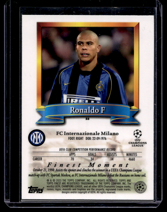 2022-23 Topps Finest Flashbacks UEFA Club Competitions - Ronaldo #55
