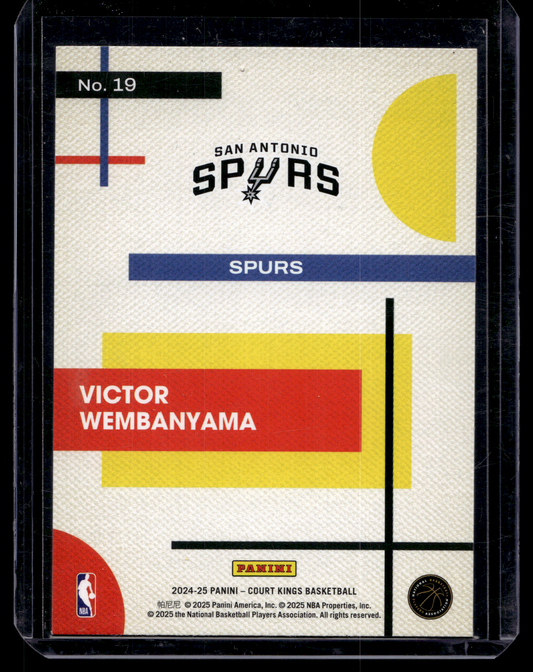 2024-25 Panini Court Kings - Modern Strokes - Victor Wembanyama #19