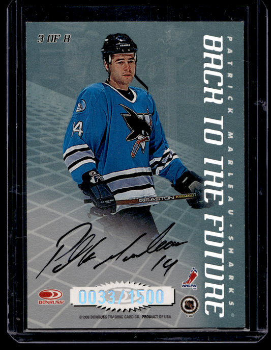 1997-98 Donruss Elite - Back to the Future - Teemu Selanne / Patrick Marleau #3 /1500