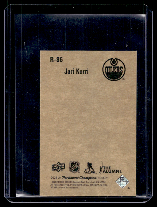 2023-24 Upper Deck Parkhurst Champions - 52 Retros - Jari Kurri #R-86