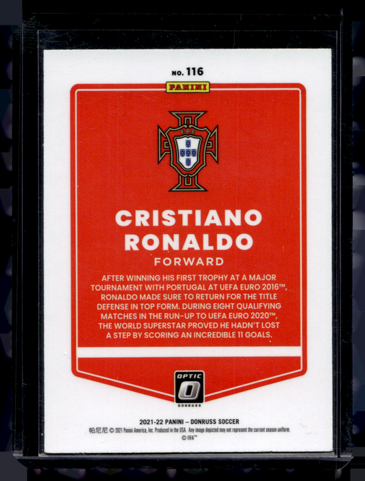 2021-22 Panini Donruss Road to Qatar - Optic - Cristiano Ronaldo #116