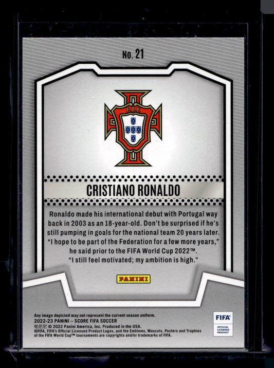 2022-23 Panini Score FIFA - Score Team - Cristiano Ronaldo #21