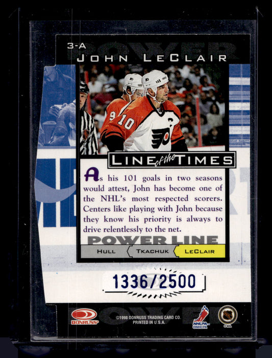 1997-98 Donruss Preferred - Line of the Times - John LeClair #3-A /2500