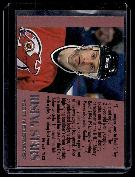 1995-96 Fleer Ultra - Rising Stars - Gold Medallion - Scott Niedermayer #5