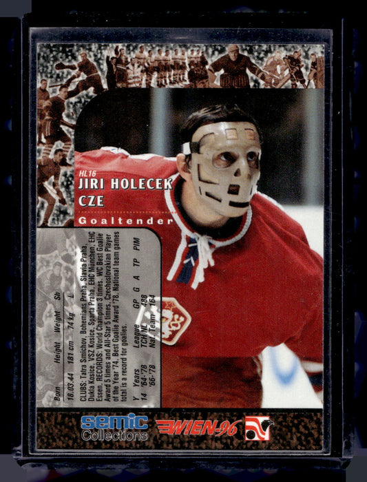 1996 Semic Wien - Hockey Legends - Jiri Holecek #HL16 PRC