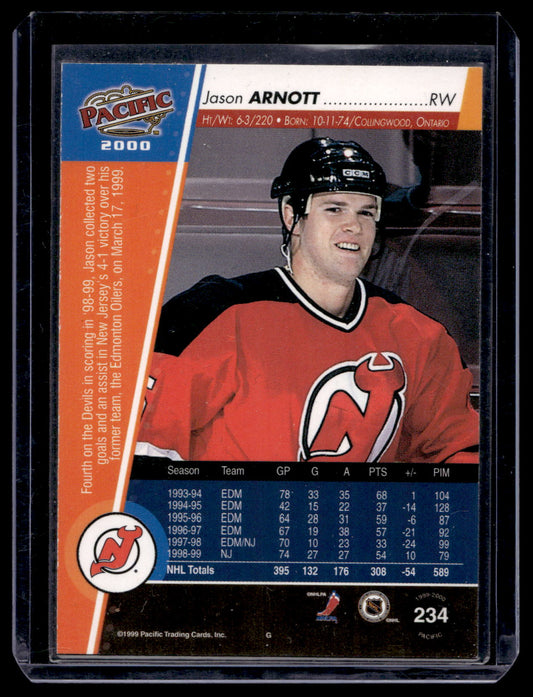 1999-00 Pacific - Premiere Date - Jason Arnott #234 /46