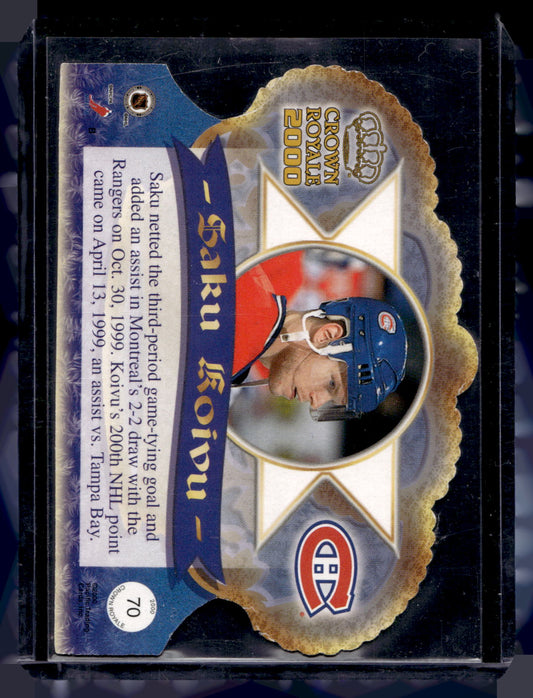 1999-00 Pacific Crown Royale - Limited Series - Saku Koivu #70 /99
