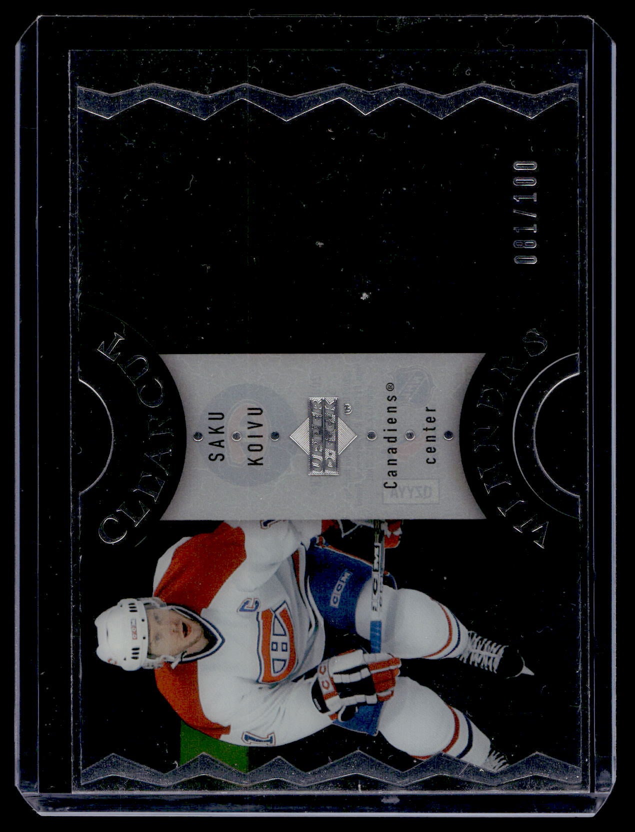 2007-08 Upper Deck - Clear Cut Winners - Saku Koivu #CCW25 /100