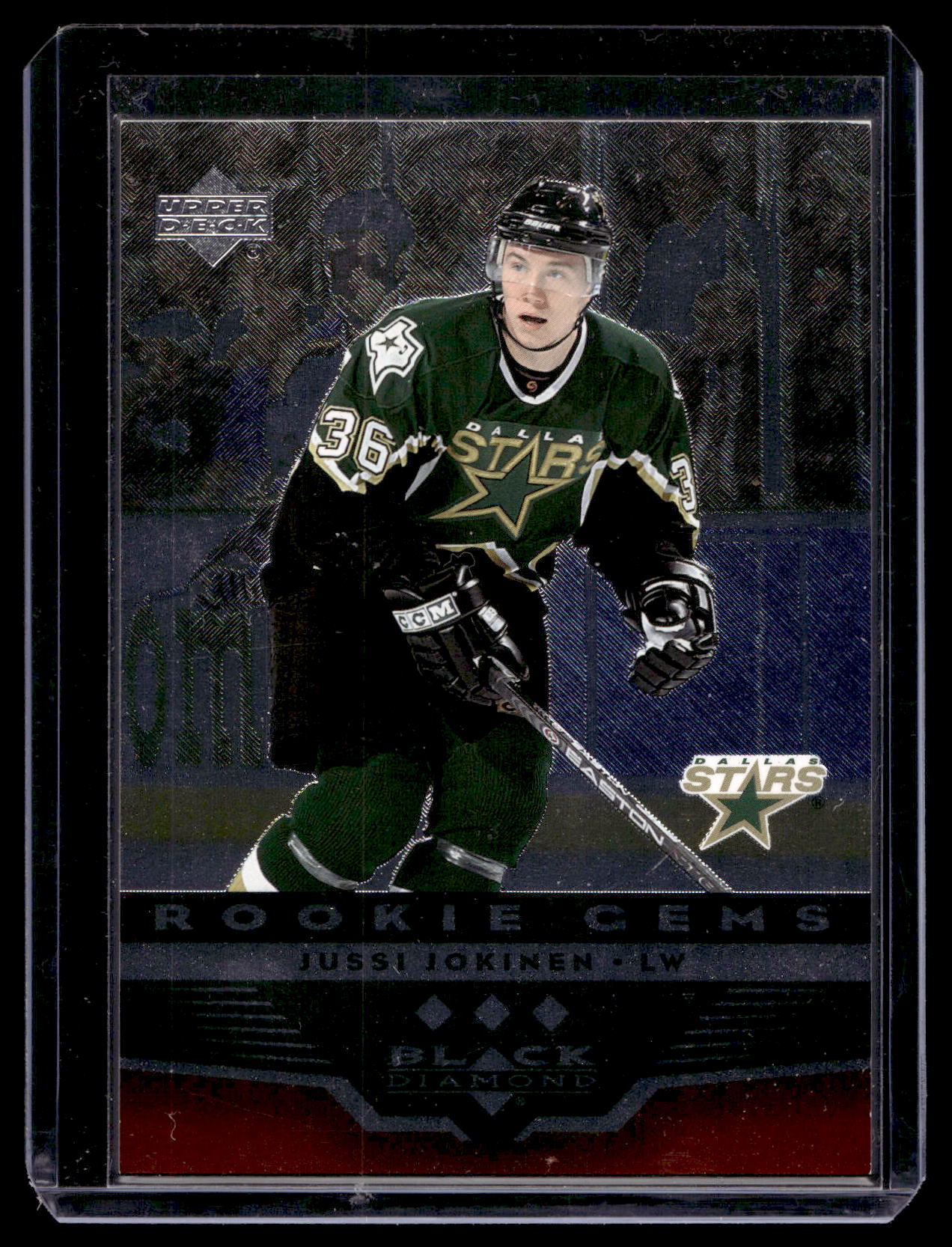 2005-06 Upper Deck Black Diamond - Ruby - Rookie Gems - Jussi Jokinen #159 /100 RC