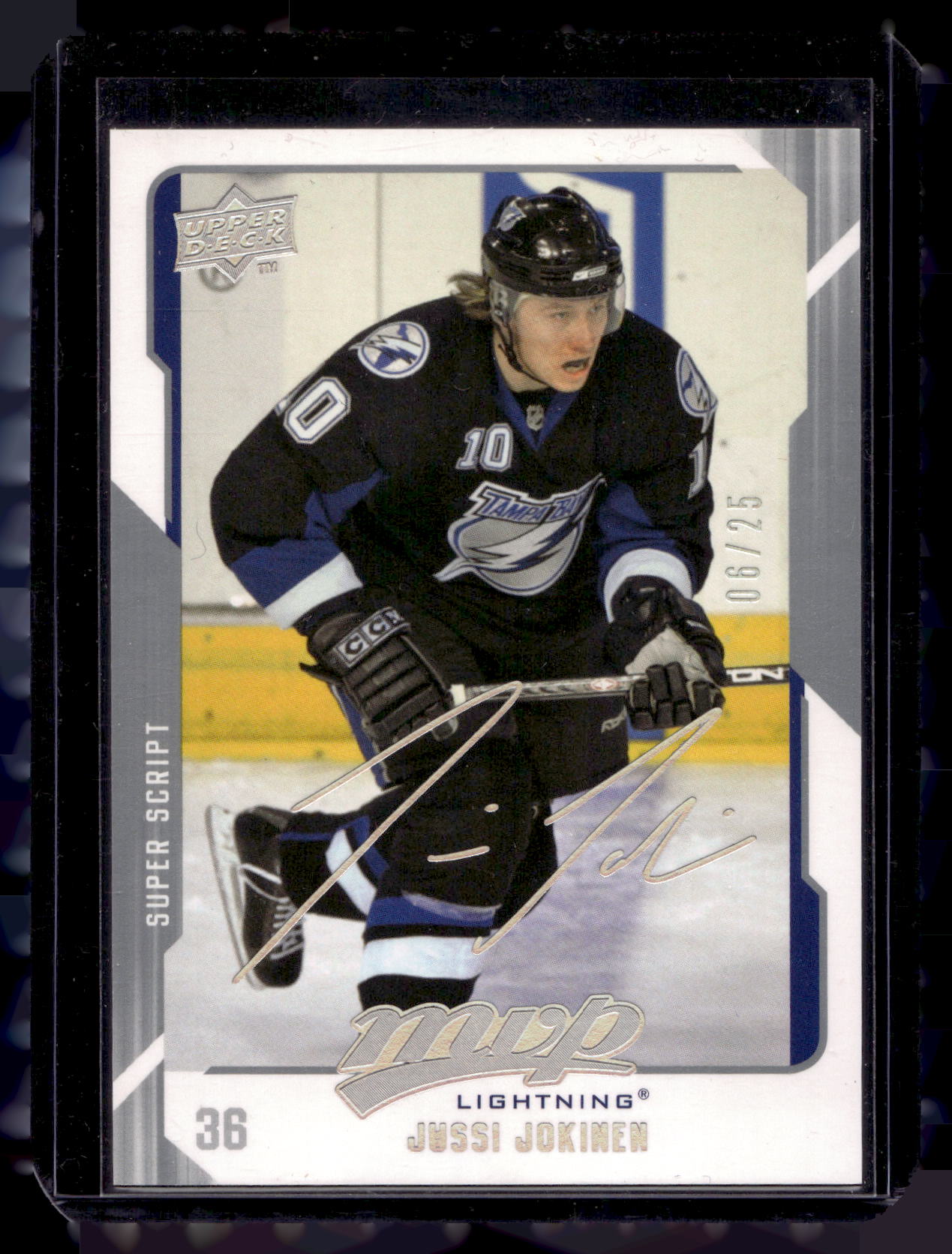 2008-09 Upper Deck MVP - Super Script - Jussi Jokinen #268 /25