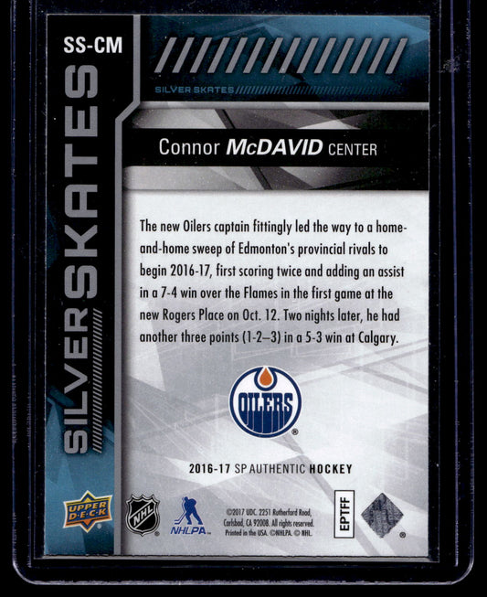 2016-17 Upper Deck SP Authentic - Silver Skates Connor McDavid #SS-CM