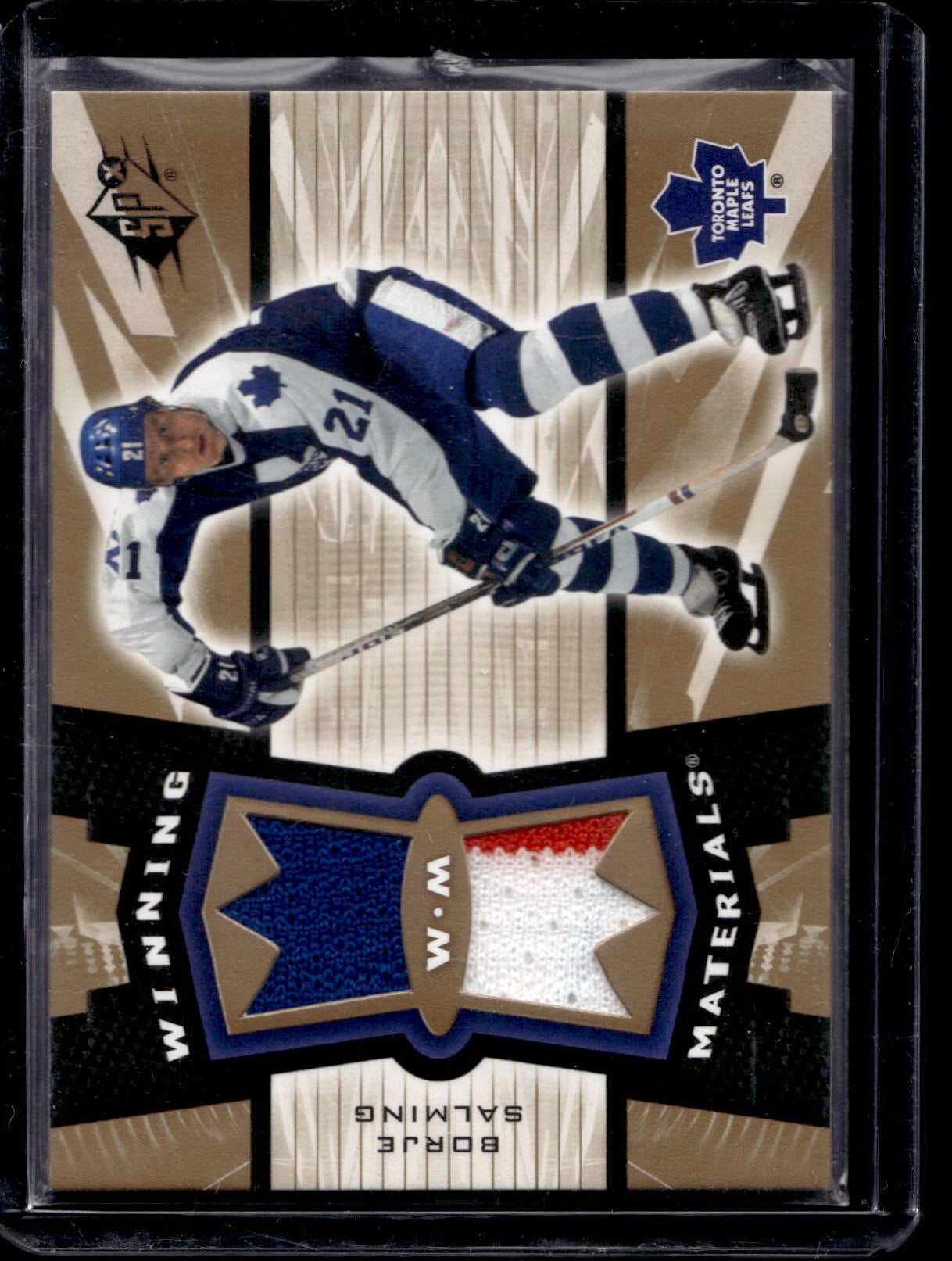 2006-07 Upper Deck SPx - Winning Materials Borje Salming #WM-SA
