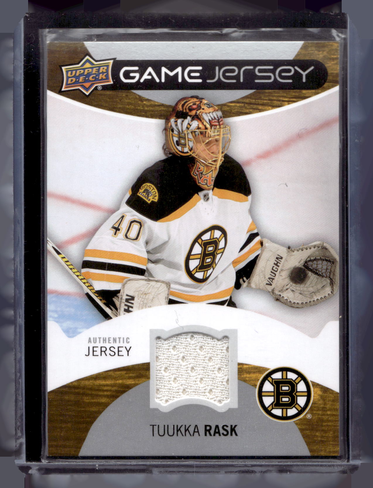 2012-13 Upper Deck - Game Jersey - Tuukka Rask #GJ-TR