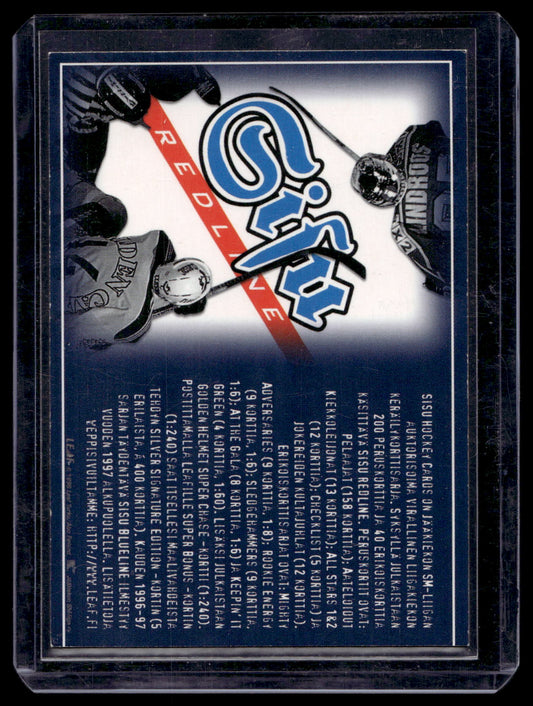 1996-97 Sisu Redline Promo - Kalle Sahlstedt