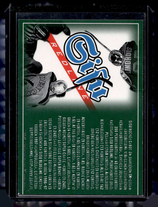 1996-97 Sisu Redline Promo - Jari Lindroos