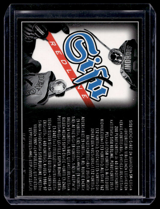 1996-97 Sisu Redline Promo - Mika Karapuu