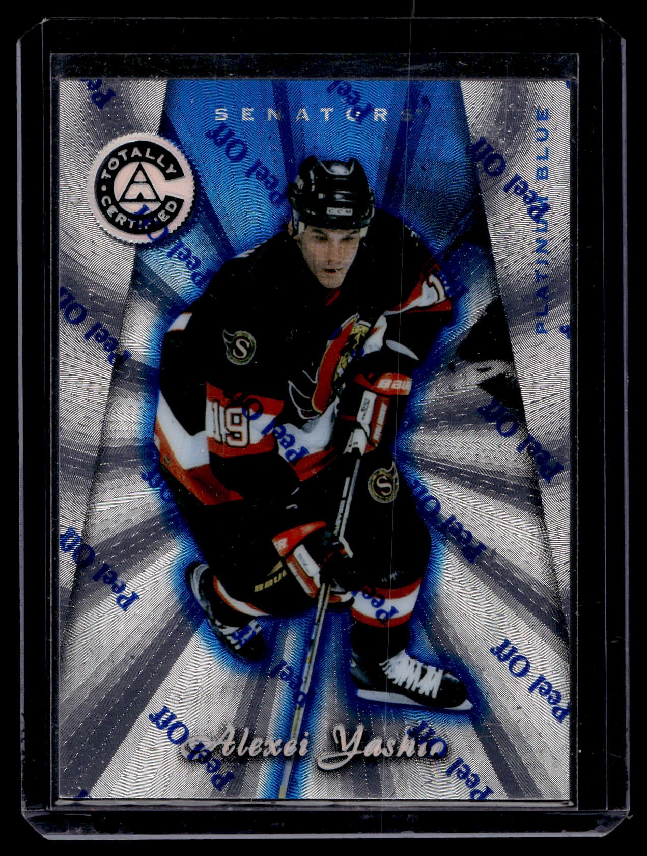 1997-98 Pinnacle Totally Certified - Executive Master Set - Platinum Blue - Alexei Yashin #78 XXXX/3099
