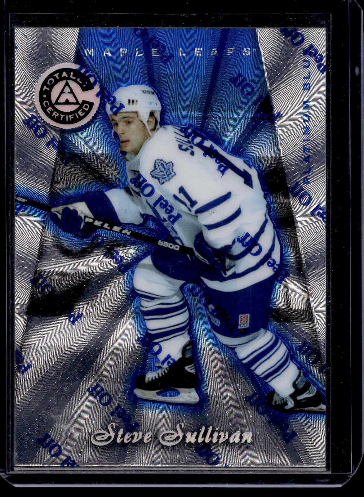 1997-98 Pinnacle Totally Certified - Executive Master Set - Platinum Blue - Steve Sullivan #83 XXXX/3099